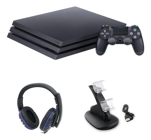 Consola De Juegos Sony Playstation 4 Pro De 1 Tb Con Paquete