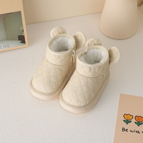 Botas De Nieve Para Bebés De 1 A 3 Años, Zapatos De Algodón