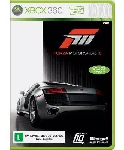 Jogo Forza Motorsport 3 - Xbox 360 - Mídia Física