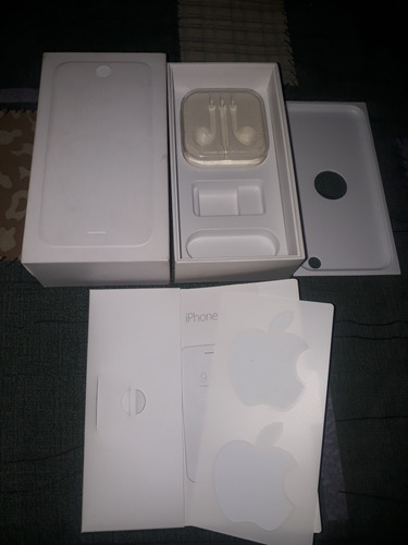 Caja iPhone  6, Space Gray  128gb Vacio Con Manual 