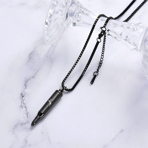 Xsmzb Collares De Urna Para Cenizas Con Forma De Bala, De De