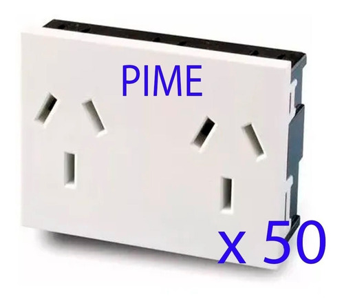 Modulo Toma Doble Siglo Xxi- Xxii Cambre Cod. 6994 Pack 50