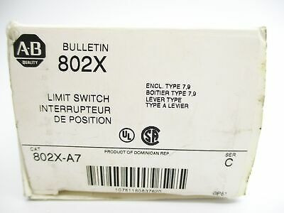 Allen Bradley 802x-a7 Ser. C 120-600vac 60a (wh) Nsmp Mgg