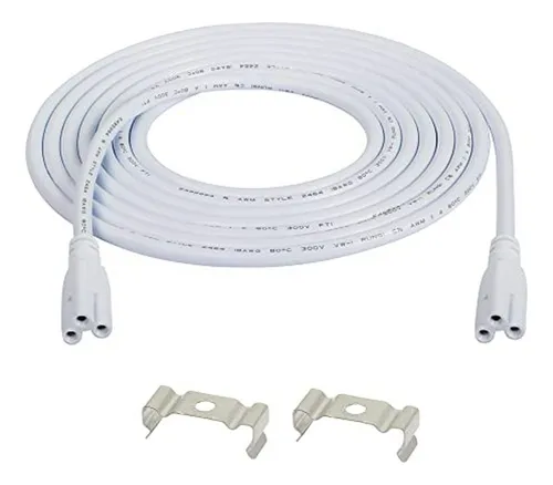 Conector Led T5 T8 10ft Para Lámparas De Techo - Luz Diurna