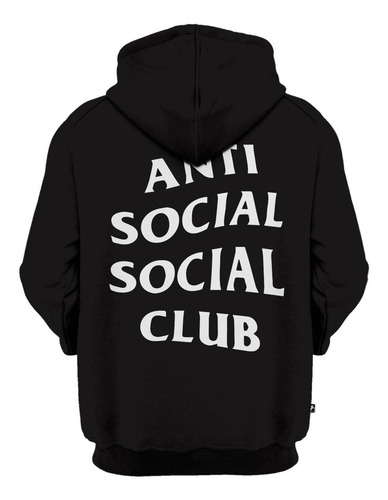 Moletom Anti Social Club Blusa De Frio Casaco Moleton Grosso
