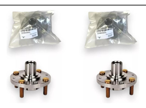 Kit 2 Maza Rueda Delantera 4 Birlo Chevrolet Spark 2011-2017
