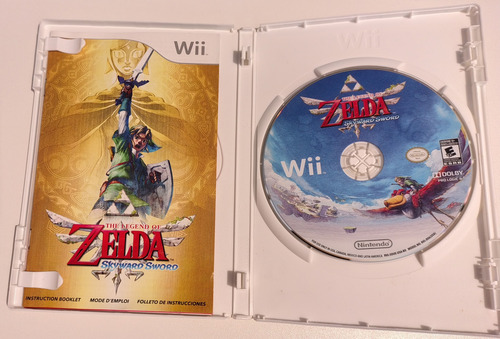 The Legend Of Zelda: Skyward Sword Wii Físico Com Luva (Usado)