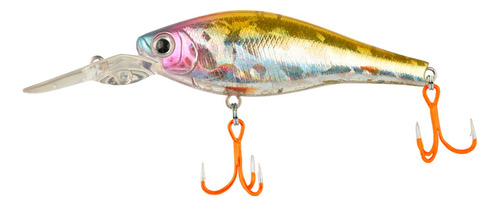 Isca Artificial Shugan Shad 60mm - Ikigai H001 Cor Branco E Amarelo