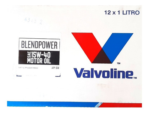 Imagen 3 de 3 de Aceite 15w40 Semi Sintetico Valvoline