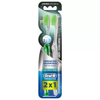 Cepillo dental Oral-B Pro-Salud Ultrafino suave pack x 2 unidades