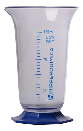 Copo Graduado Plástico 125ml Cor Transparente