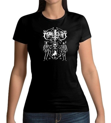 Playera Marduk Serpent Sermon Black Metal Mujer