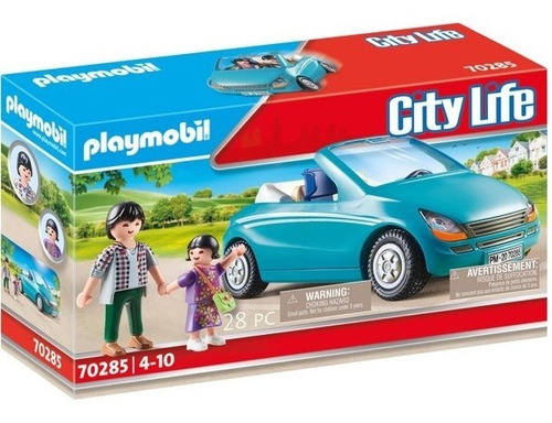 Playmobil Carro Família 70285 City Life Casa Criança