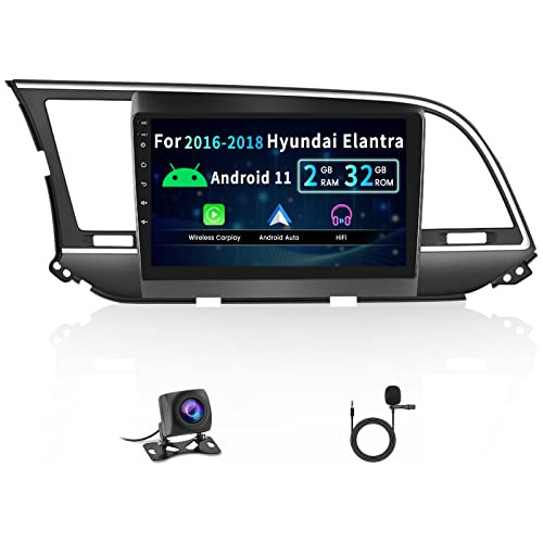 Radio De Coche Elantra 2016, Android 11 Car Stereo Ca...