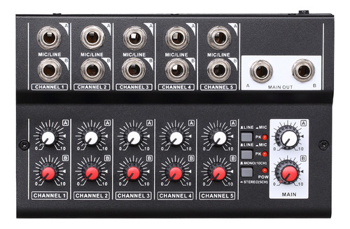 British Standard Uk - Mixer De Console De Som De Metal De 10