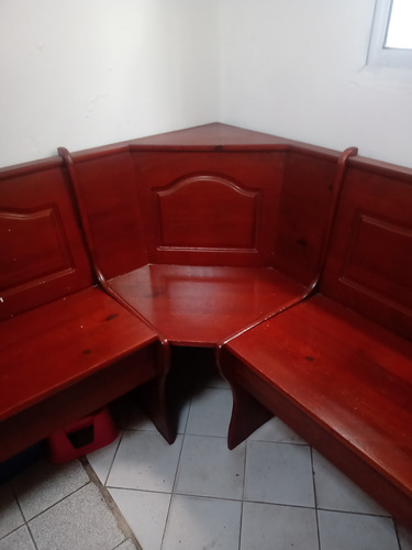 Mueble Esquinero Madera Asiento .rinconero Cocina Comedor (Usado)