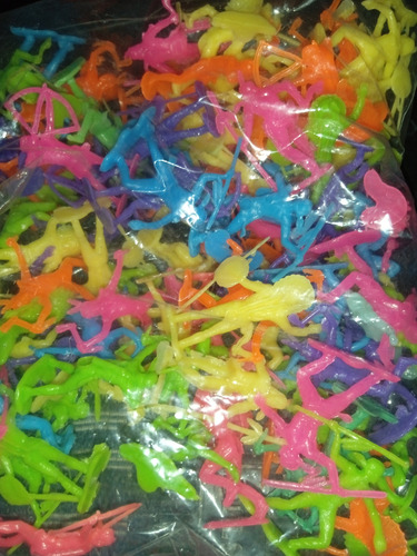 Gcg 100 Mini Indios Colores De 3 Cm Juguete Plástico Retro