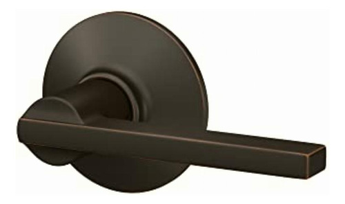 Schlage F10 lat 716 latitude Paso Palanca, Bronce Color Aged Bronze