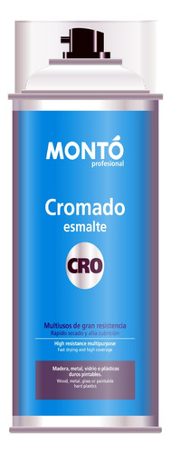 Pintura En Spray Esmalte Cromado - 400 Ml - Oro