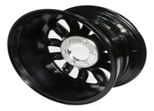 Rodas Alumínio Preta Com Calota 18x7 S10 2019/2023