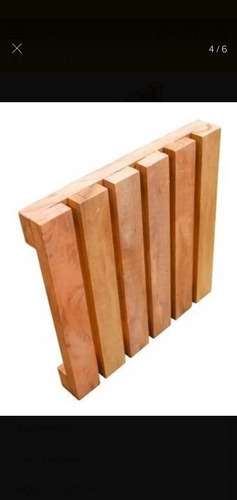 Imagem 4 de 6 de Deck De Madeira Modular Madeira 4unidades 35x35 Frete Grátis