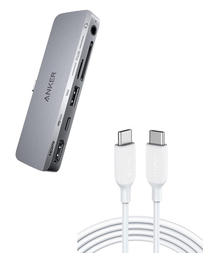 Hub Usb C Para iPad (gris) 541 Usb-c (6 1) Puerto Hdmi 4k Ca