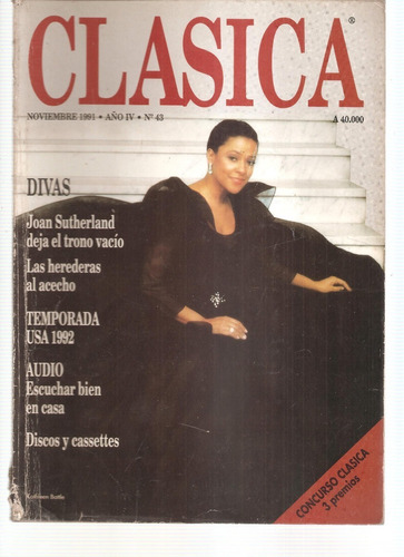 Revista Clasica Nº 43 Noviembre 1991