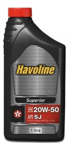 Óleo Lubrificante Para Motor Havoline Sl 20w-50 Texaco 1l