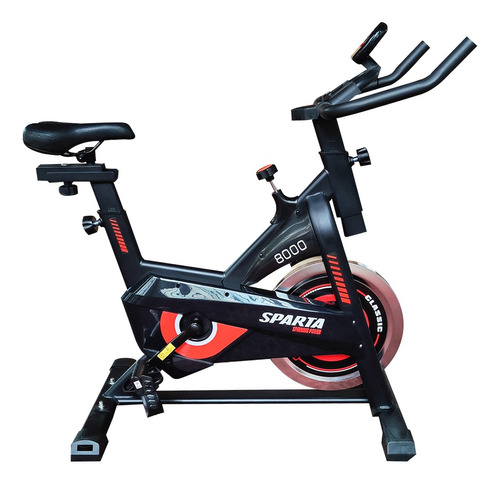 Bicicleta Fija Spinning Sparta Fitness Spin1 Rueda 8kg