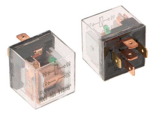 1 Par Jd1914 Automotriz 12vdc 100a 5 Pines Interruptor