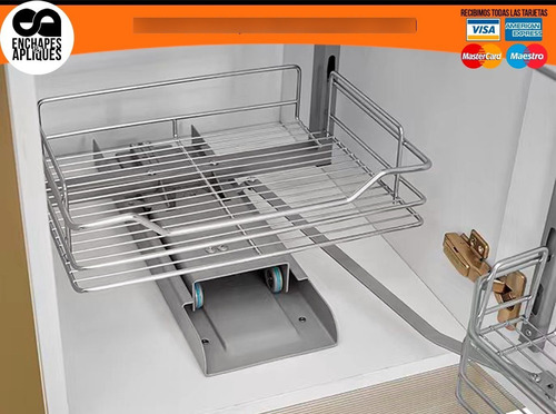 Imagen 5 de 7 de Alacena Despensa Cocina (solo Herraje Sin Mueble De Madera)