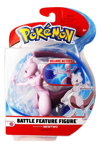 Pokemon Battle Ready Fig Mewtwo C/mecanismo Int 95135 