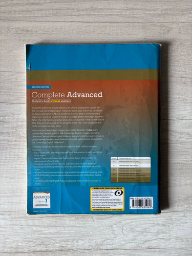 Complete Advanced - Student's Book 2nd Edition - Cambridge (Usado)
