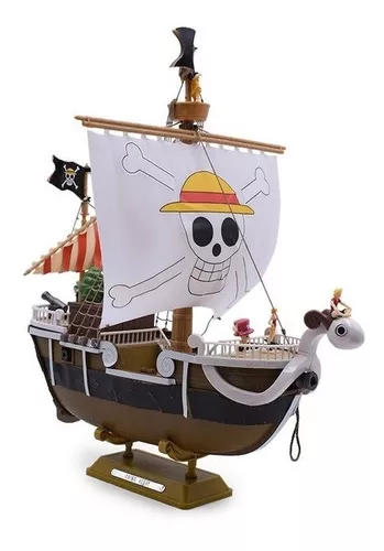 One Piece Figure Going Merry THOUSAND SUNNY Boat Luffy Zoro Ace Action  Figures Collectible Model Toy Christmas Gift