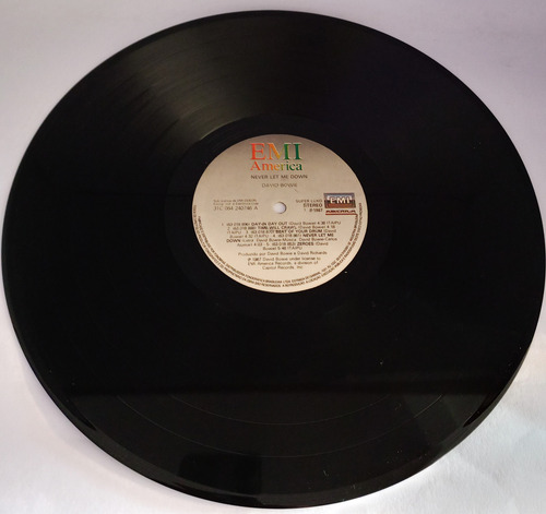 Lp David Bowie Never Let Me Down - 1987 Excelente (Usado)