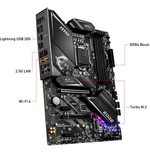 Imagen 5 de 8 de Tarjeta Madre Msi Z490 Gaming Intel Ddr4 Usb 3.2 Hdmi Bagc