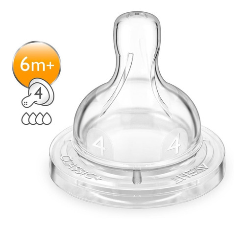 Imagen 3 de 8 de Tetinas Philips Avent Anticolicos Flujo Rapido 2pz