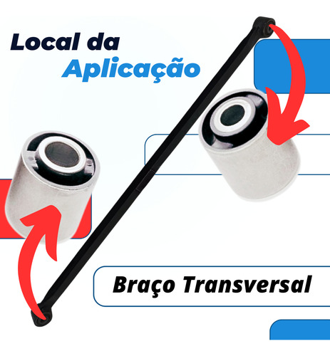 Kit 10 Buchas Suspensão Traseira Pajero Tr4 1999 /2016