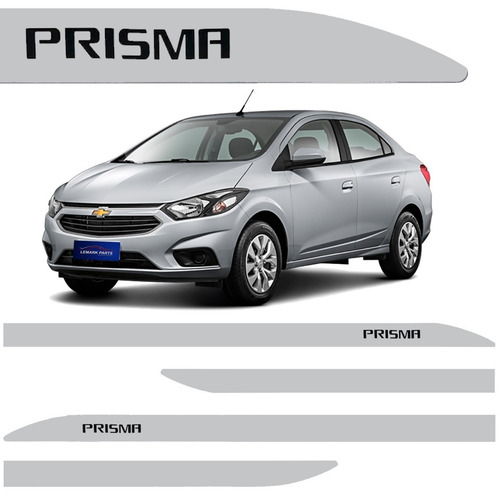 Jogo Friso Lateral Gm Prisma Prata Switchblade 2013 2014
