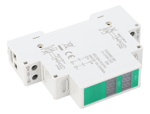 Medidor De Voltaje De Riel Din, Voltímetro Dc De 11 V A 310