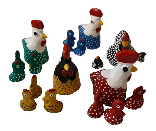 Imagem 7 de 7 de Artesanato Alto Do Moura Caruaru - Galinhas E Pintinhos