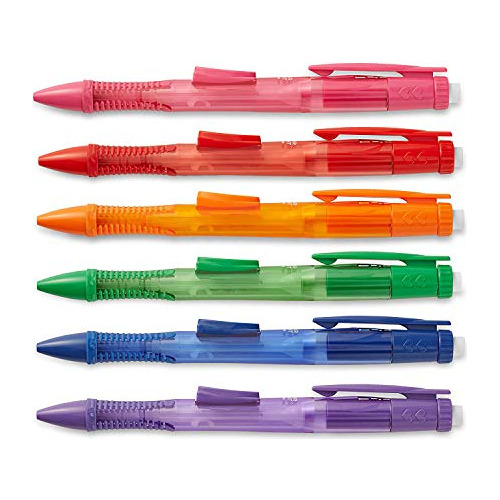 Portaminas De Color De Punto Claro, 0.7mm, Verde, Paque...