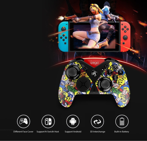 Control Inalámbrico N-switch Android Pc Gamer Ipega Six-axis