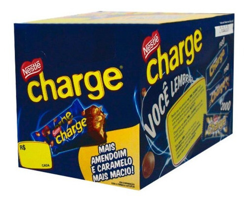 Chocolate Charge Nestlé 1.200kg - 30 Unidades De 40g Cada