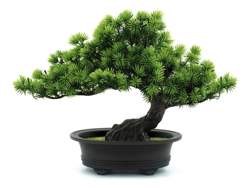 Árbol Bonsái Artificial Enebro Decoración Interiores Casa Of Verde