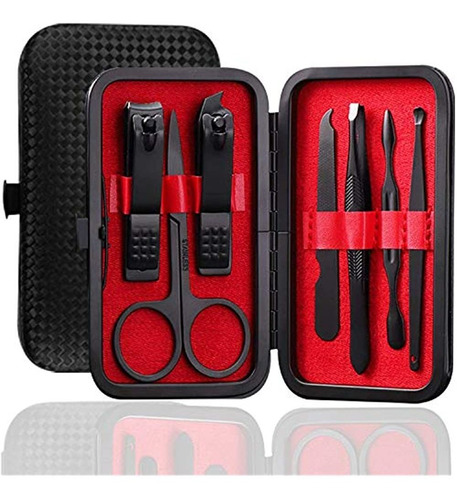 Juego De Manicura, Kit De Pedicura Profesional, 19 Piezas, C