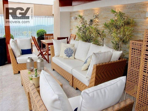 Imagem 5 de 19 de Cobertura Com 4 Dormitórios À Venda, 680 M² Por R$ 7.450.000,00 - Ponta Da Praia - Santos/sp - Co0218
