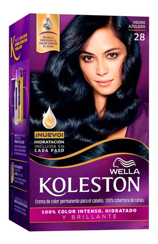 Wella Koleston Tintura De Cabello 28 Negro Azulado