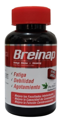 Breinap Ginkgo + Ginseng Pack 2 - Unidad a $1600