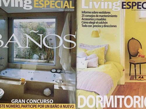 2 Revistas Living Especial Decoración # 31-38